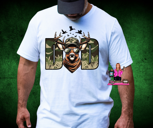 Dad camo with deer