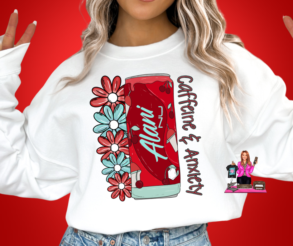 RED ALANI CAFFEINE & ANXIETY DTF TRANSFER