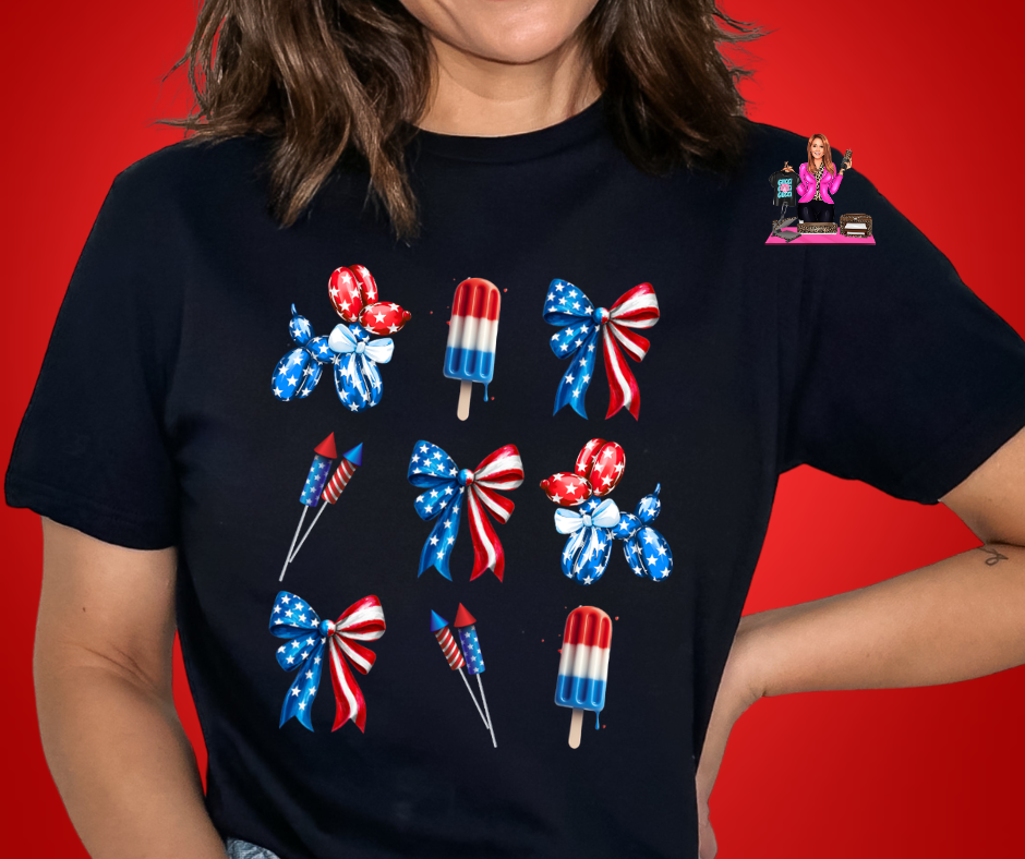 PATRIOTIC STACKED KH DTF TRANSFER