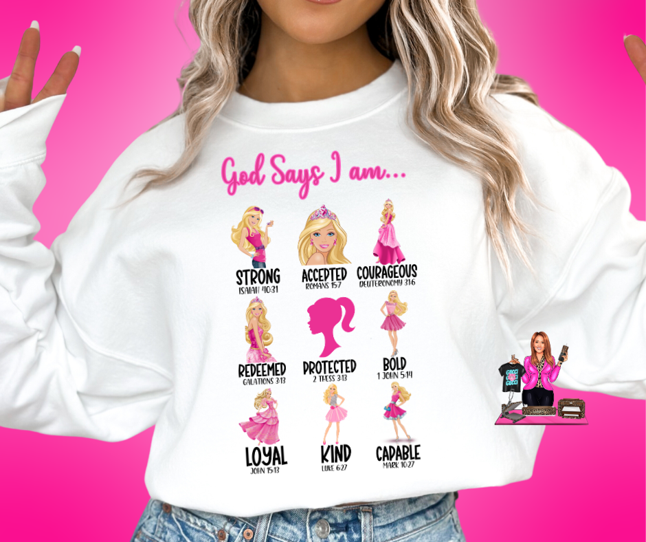 GOD SAYS I AM BRB DTF TRANSFER
