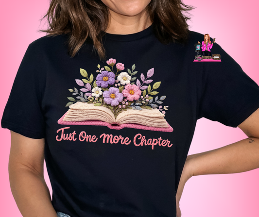 JUST ONE MORE CHAPTER PINK DTF TRANSFER