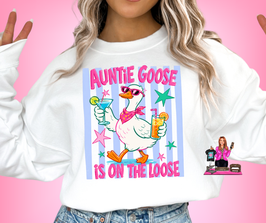AUNTIE GOOSE ON THE LOOSE DTF TRANSFER