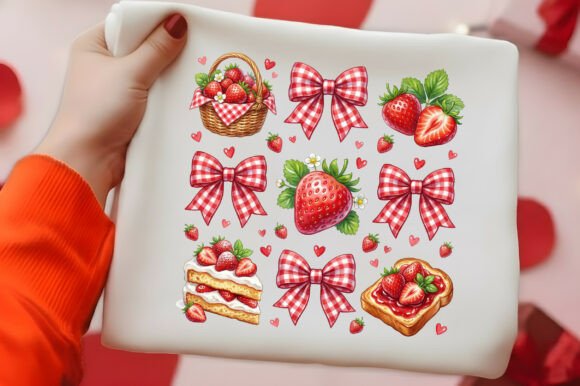 STRAWBERRY STACKED MISC DTF TRANSFER