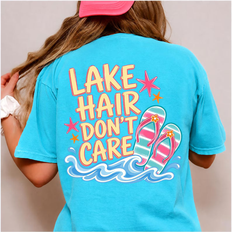 LAKE HAIR DON'T CARE DTF TRANSFER